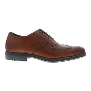 Rockport Mens Total Motion Amalfi Wingtip Brown Shoes (NWT)